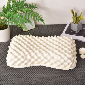 吉祥三宝家纺 乳胶枕头泰国天然乳胶颗粒按摩枕芯