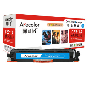 阿可诺 CE311A硒鼓 AR-1025C蓝色 适用惠普HP CP10251025NW M175A 不含粉盒 青色（蓝色）