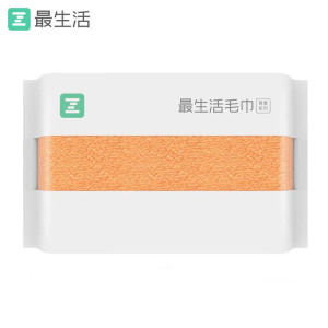 最生活毛巾纯棉洗脸巾新疆棉密封包装全棉强吸水易干成人家用