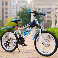 山地自行车变速赛车男女22/24/26寸学生15岁单车双碟刹减震10