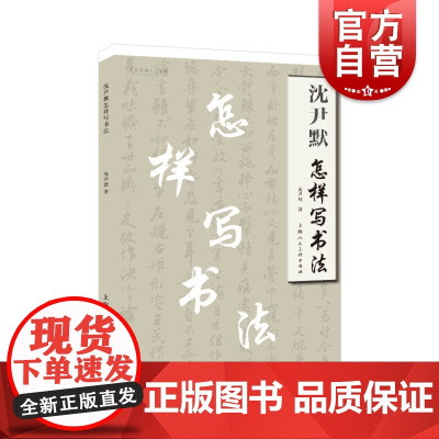 沈尹默怎样写书法 名家书画入门丛书沈尹默著作零基础讲授书法入门学习要诀上海人民美术出版社书法初学临摹习字帖