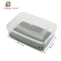 冰箱收纳盒塑料大容量厨房密封盒家用冷冻长方形馒头保鲜盒子 FENGHOU