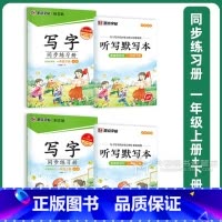 [一年级]上册+下册2本(送听力默写本) [正版]字帖写字同步练习册二年级上册四年级一年级三年级五年级六年级下册小学生硬