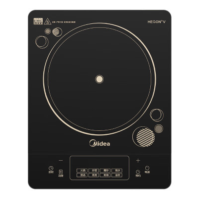 美的(Midea) 家用电磁炉 2200W大功率 MC-DZ03SZ黑色