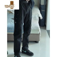 YANXU夏季新款小户外裤速干面料男女同款冰丝直筒休闲裤冲锋百搭