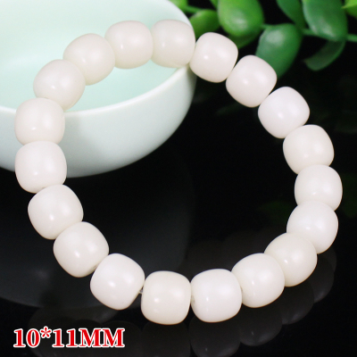 白玉菩提根手串白菩提子手链绕指柔男女情侣手持学生盘玩文玩佛珠送女朋友老婆情人节七夕生日礼物