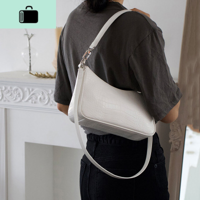 ins肯豆博主同款小众腋肩包包女 2020春夏新款百搭复古单肩包NEW LAKE女士单肩包