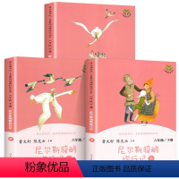 尼尔斯骑鹅旅行记(全三册) 六年级下 [正版]快乐读书吧六年级下册阅读必读的课外书必读 人教版鲁滨逊漂流记爱丽丝漫游境景