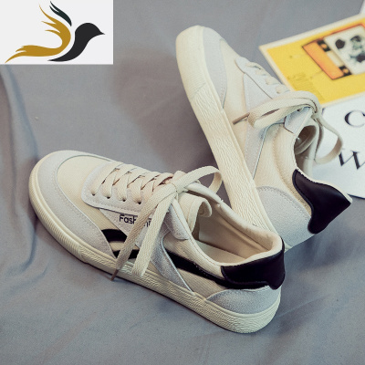 2019春季新款帆布潮鞋韩版潮流男鞋百搭休闲运动板鞋低帮学生布鞋