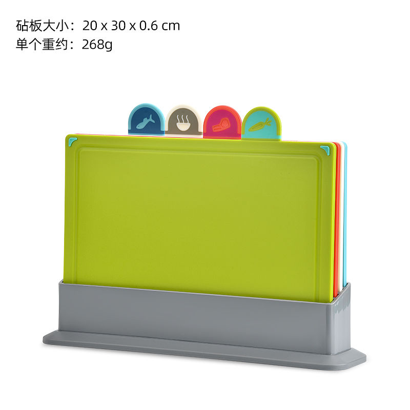 新款生熟食分类菜板食品级切水果板切生鲜蔬果案板防滑板W8169