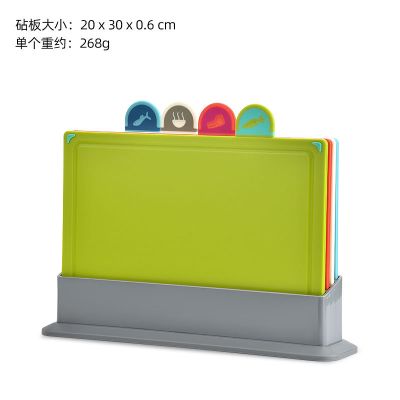 新款生熟食分类菜板食品级切水果板切生鲜蔬果案板防滑板W8169