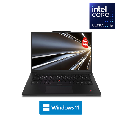ThinkPad P14s 02CD 14.5英寸高性能AI PC轻薄设计师办公本英特尔酷睿 定制 Ultra5-225H 64G内存 1T固态 2.5K 90HZ