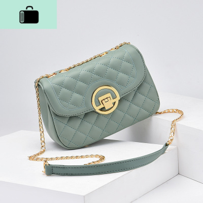 2020包包女新款潮链条百搭时尚菱格包女士小单肩斜挎包小方包夏季NEW LAKE女士单肩包