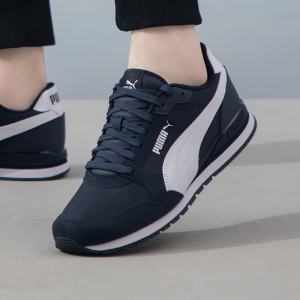 彪马(PUMA)休闲鞋男女新款时尚撞色拼接运动鞋轻便户外休闲鞋 384857-01 ZP