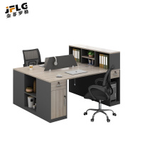 苏宁 金菲罗格 办公家具 带柜职员办公桌财务桌