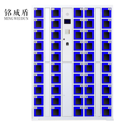 铭威盾智能手机柜存放柜充电柜存包柜储物柜50门充电透明款