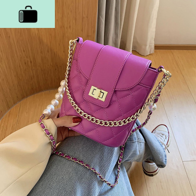 夏季上新女士小包包2020新款潮韩版百搭ins斜挎包网红流行链条包NEW LAKE女斜挎包