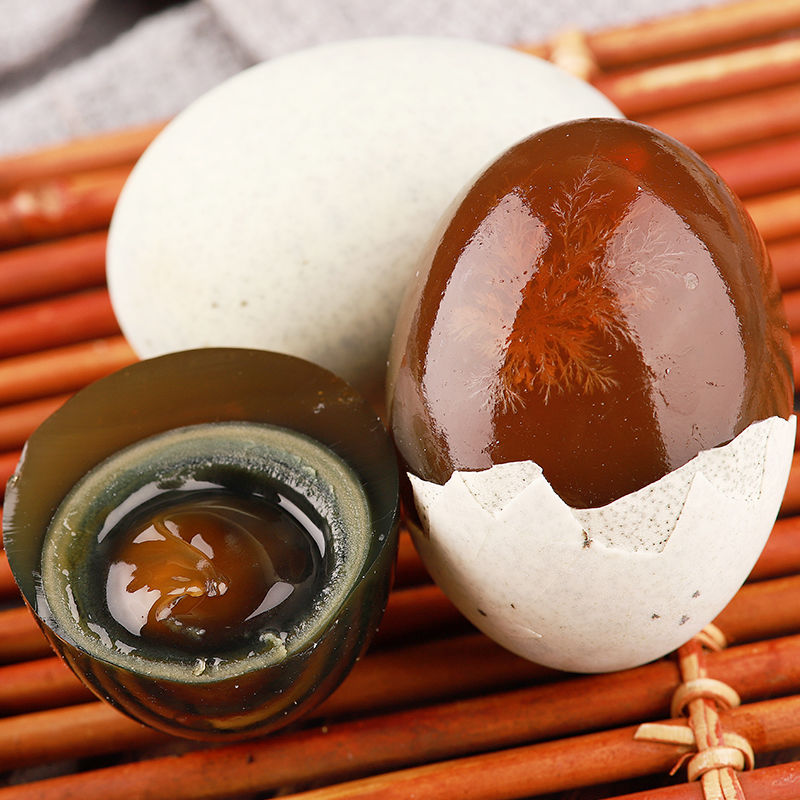 [西沛生鲜]河南特产松花皮蛋 20枚 单枚60-70g 正宗土鸭蛋新鲜腌制溏心皮蛋