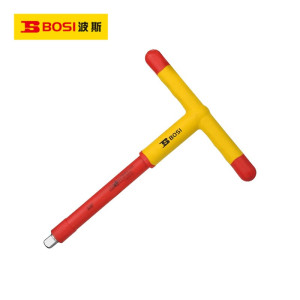 波斯(BOSI)VDE绝缘双色T型扳手(3/8
