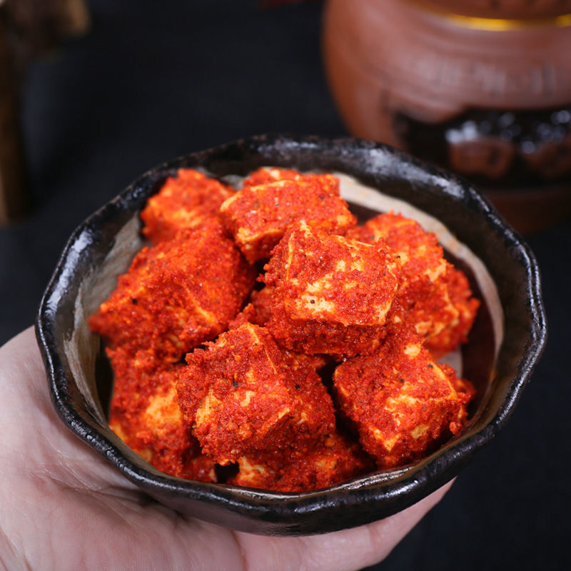 赛卡伊 湖南特产豆腐乳酱香辣霉豆腐农家自制超辣麻辣味下饭菜850g