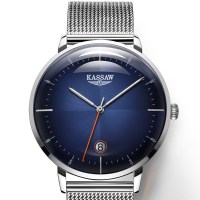 卡梭(KASSAW)手表男士超薄自动机械学生男表防水商务休闲简约潮流男士手表DWK905G