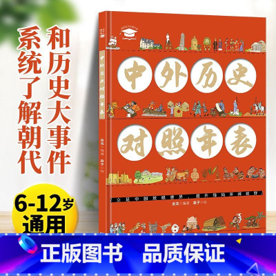 中外历史对照年表 [正版]漫画中外历史对照年表 精装 画给孩子的通识课从人类起源到20世纪