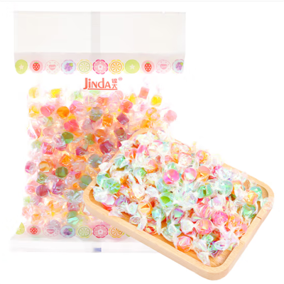 锦大 小酸酸水果味糖 500g/袋装 糖果 硬糖 喜糖 婚庆招待