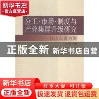 正版 分工·市场·制度与产业集群升级研究:以山东省为例:a case st