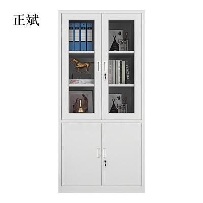 正斌钢制文件柜办公资料柜铁皮档案柜带锁储物柜财务凭证柜大器械柜
