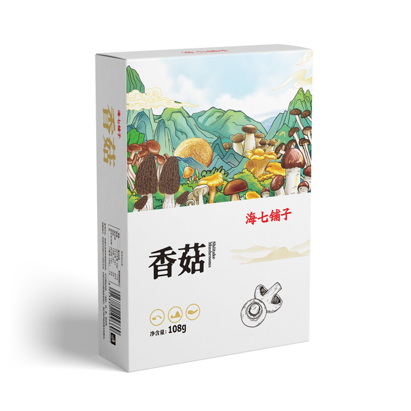 海七 香菇108g /盒