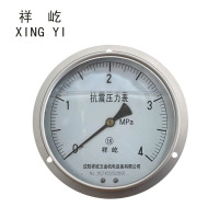 祥屹 耐震压力表轴向带边 YTN150ZT 0-4Mpa 块