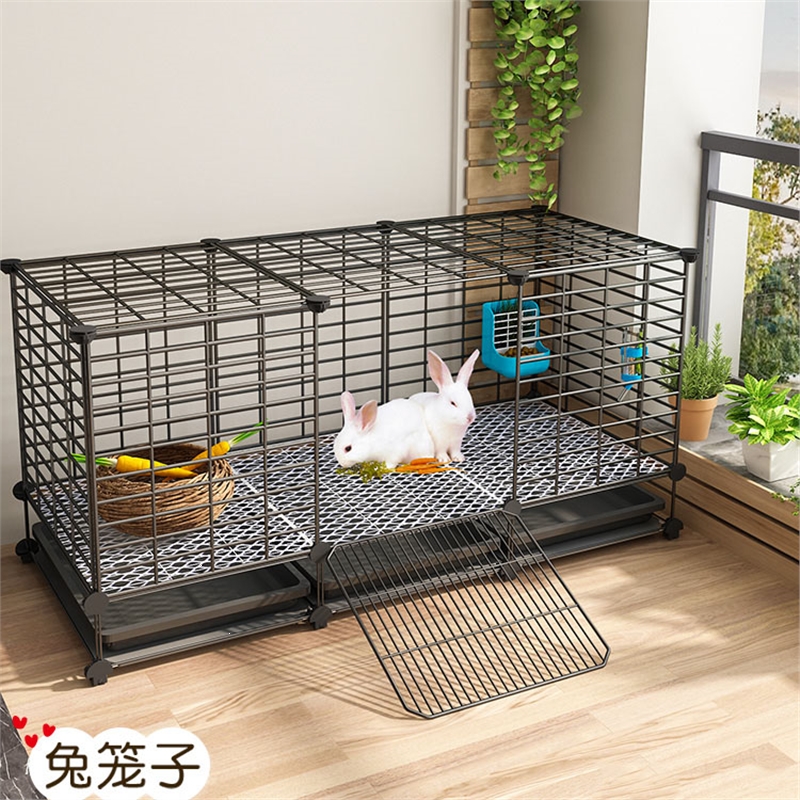 兔笼家用室内米妮防喷尿大号自动清粪荷兰猪专用窝豚鼠宠物兔子笼子屋