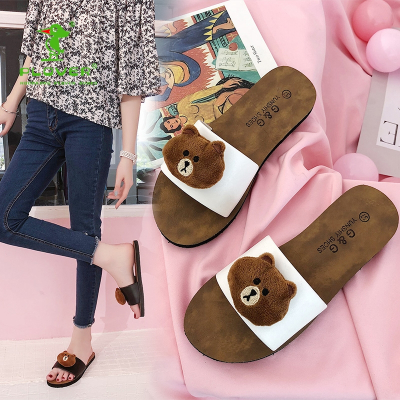 香港啄木鸟plover女士拖鞋网红凉鞋2021新品女拖鞋超火ins潮夏季仙女风学生平底凉拖鞋子