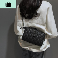 2019新款小包包ins网红女斜挎单肩包学生社会韩版迷你菱格链条包NEW LAKE女士单肩包