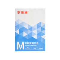 史泰博 70G常规装复印纸 5包/箱 A3 白色 单包