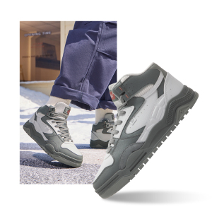 361°女鞋运动鞋冬季新款加绒鞋保暖休闲鞋子大棉鞋高帮板鞋女