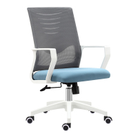 翌嘉 YJ-20097 办公椅人体工学椅会议椅 白色转椅