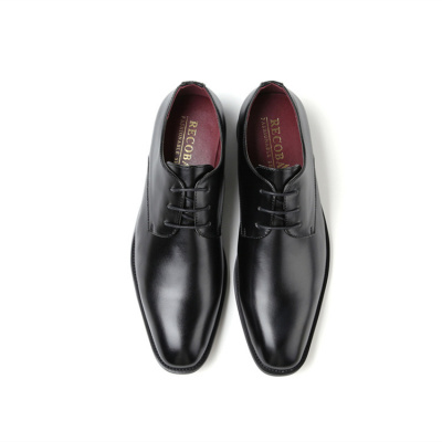 新款简约商务皮鞋男士休闲正装绅士男鞋系带擦色鞋职业装尖头_1