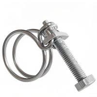 伟鹏双兴 不锈钢双钢丝喉箍卡箍管卡 28-32mm 个