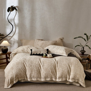 汉司家纺 HANSI-77 棉麻四件套 220*240cm (计价单位:套)花序