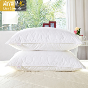 可水人枕芯 成人家用酒店软枕 学生枕芯双人枕头一对拍2 三维工匠 白色枕（48×74cm）单个中软枕重1000克 默认尺寸