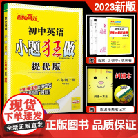 2023年秋恩波教育 初中英语小题狂做 提优版八/8年级上册译林版初二上学期初中英语教材同步单元和课时提优训练附答案解析