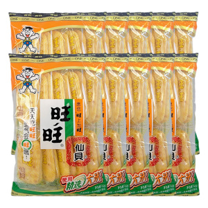 旺旺仙贝旺旺雪米饼休闲好吃的膨化零食点心下午茶办公室小吃袋装52g