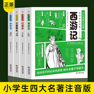 正版新书]少年读四大名著 小学生注音版智慧帽儿童潜能开发中心