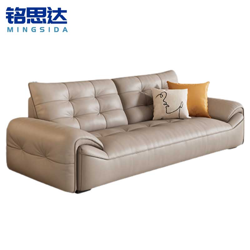 铭思达真皮沙发1.9米张