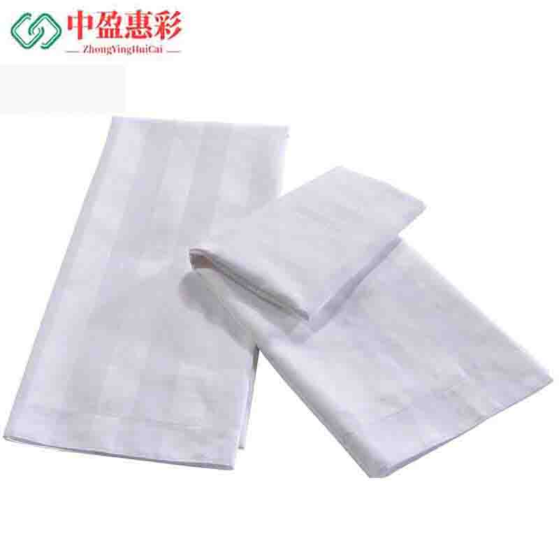 中盈惠彩 纯棉床单CD-01 180*280cm 60*40S贡缎白床单 条