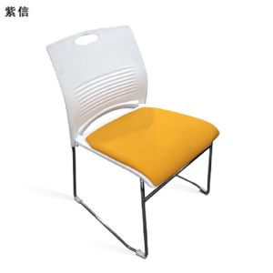 紫信 会议室办公椅简约弓形培训椅子 810*470*430mm 把