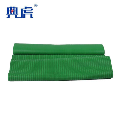 典虎 绝缘胶皮 绿色条纹5mm*1m*10m 卷