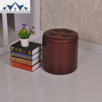 换鞋凳小凳子高矮沙发凳搁脚凳加高梳妆凳皮圆墩子屁蹲非储物脚踏 三维工匠收纳凳