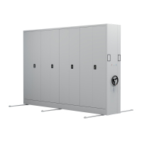 臻远 ZY-MJJA-32 电动密集架移动档案柜钢制轨道密集柜 通门 一列4组